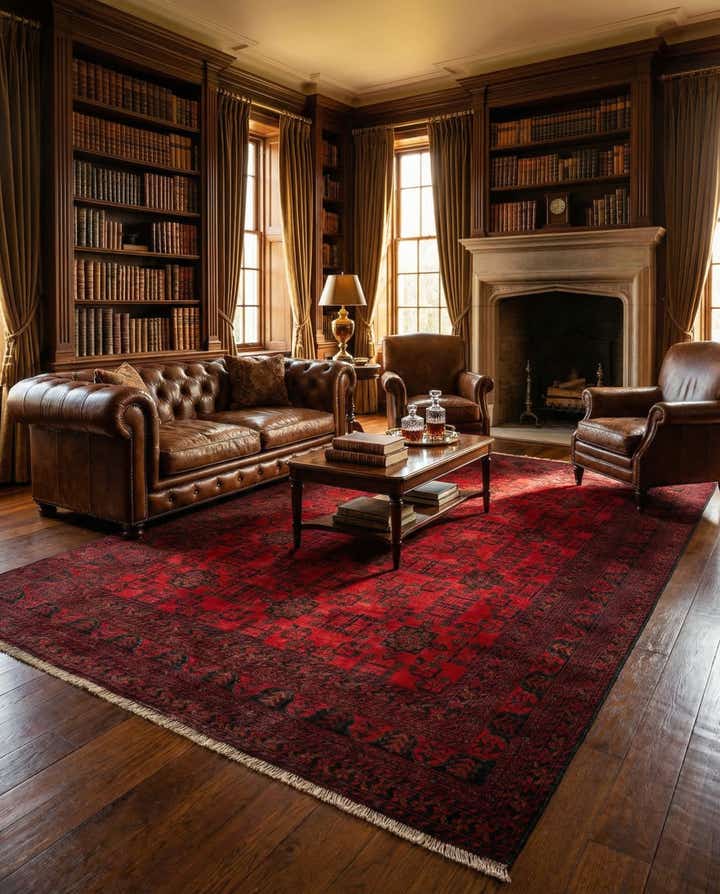 6' 7 x 9' 8 Hand Knotted Khal Mohammadi Wool Rug