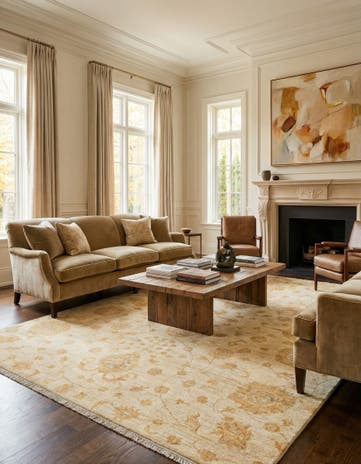 5' 11 x 7' 10 Ziegler Wool Rug