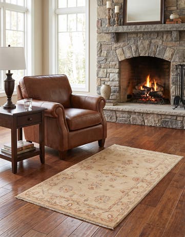 2' 10 x 5' 1 Hand Knotted Ziegler Rug