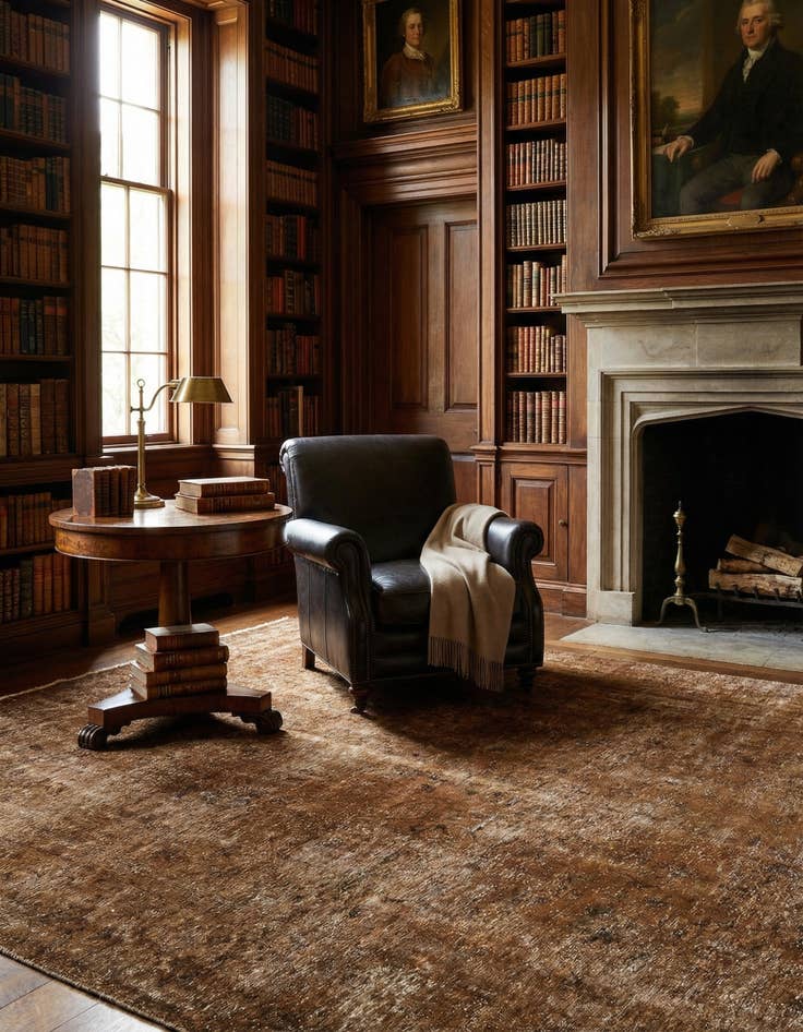 Detail image of 9' 10 x 11' 6 Vintage Royal Square Rug