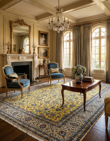 9' 6 x 13' 5 Kashan Rug