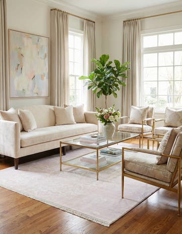 5' 7 x 7' 10 Hand Knotted Darya Wool Rug