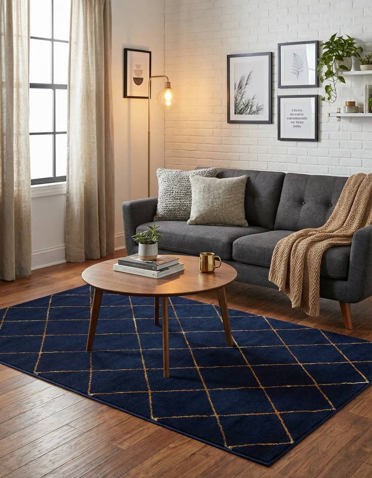 Detail image of 4' x 6' Vogue Geo Rug