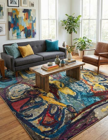9' x 12' Washable Haerfest Rug