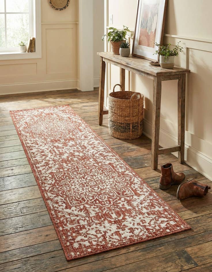 Detail image of 2' x 8' Easy-Clean Jill Zarin Dubai Indoor / Outdoor Runner Rug