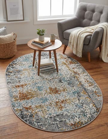3' 7 x 5' 3 Budapest Oval Rug