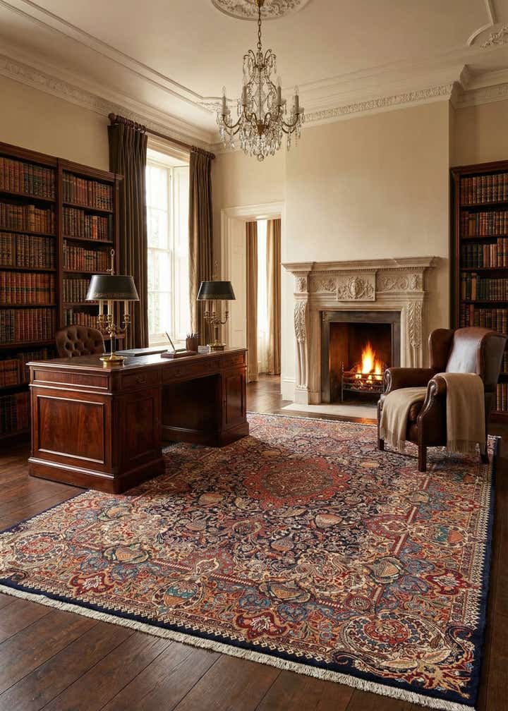 9' 8 x 13' 6 Kashmar Wool Rug