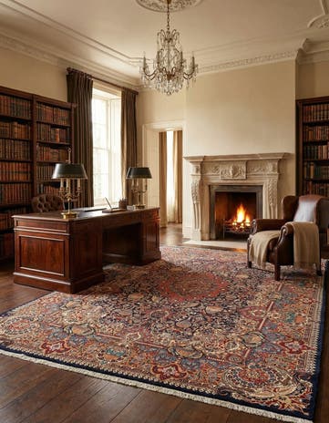 9' 8 x 13' 6 Kashmar Wool Rug