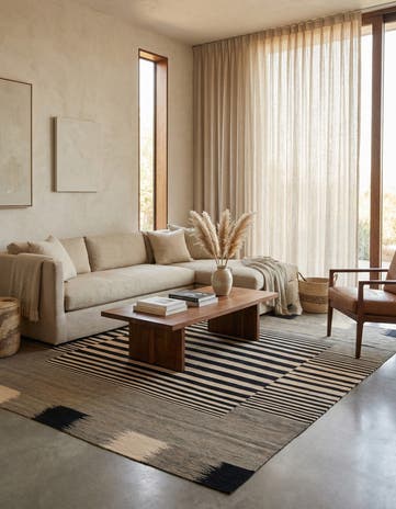 8' 2 x 9' 10 Hand Woven Kilim Modern Wool Rug