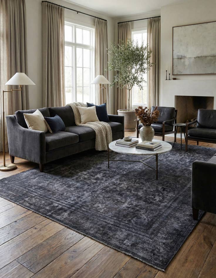 Detail image of 8' 7 x 12' 1  Hand Knotted Ultra Vintage Persian Wool Rug