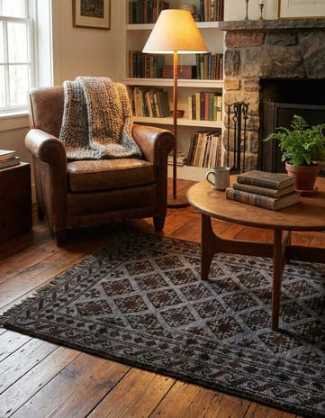 3' 2 x 5' 6 Hand Knotted Balouch Wool Rug