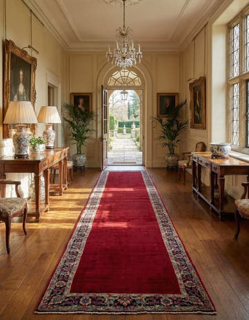 3' x 16' 1 Kerman Runner Rug