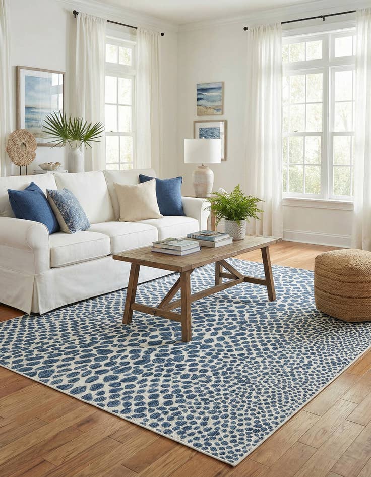 Detail image of 6' x 9' Easy-Clean Jill Zarin Cape Town Indoor / Outdoor Rug