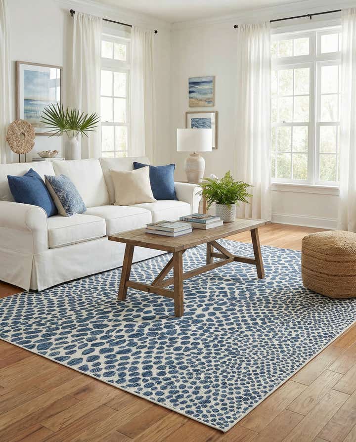 6' x 9' Easy-Clean Jill Zarin Cape Town Indoor / Outdoor Rug
