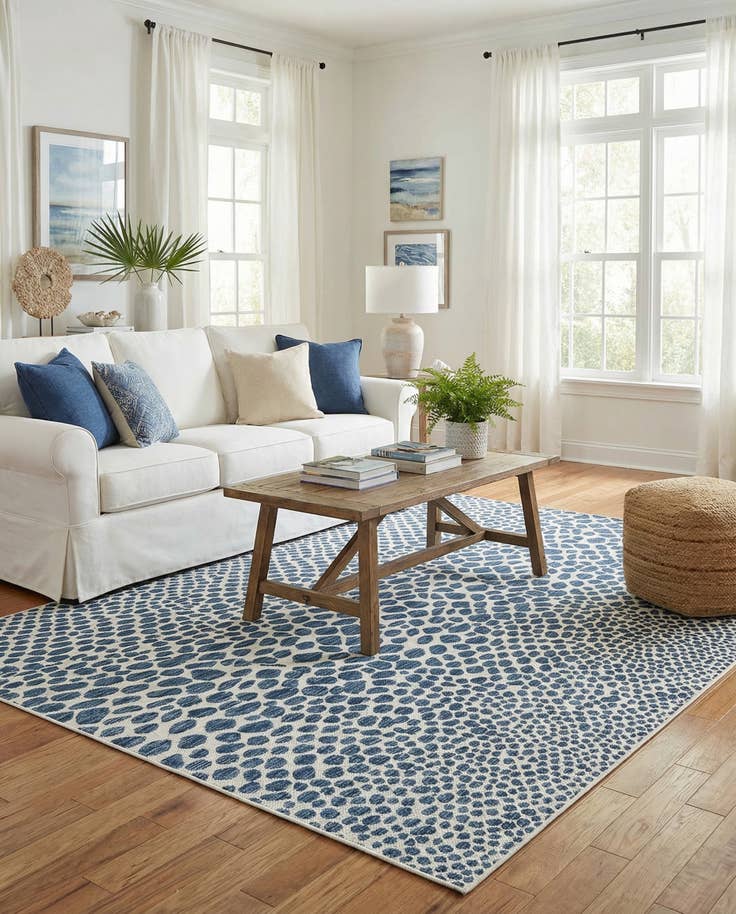 Detail image of 6' x 9' Easy-Clean Jill Zarin Cape Town Indoor / Outdoor Rug
