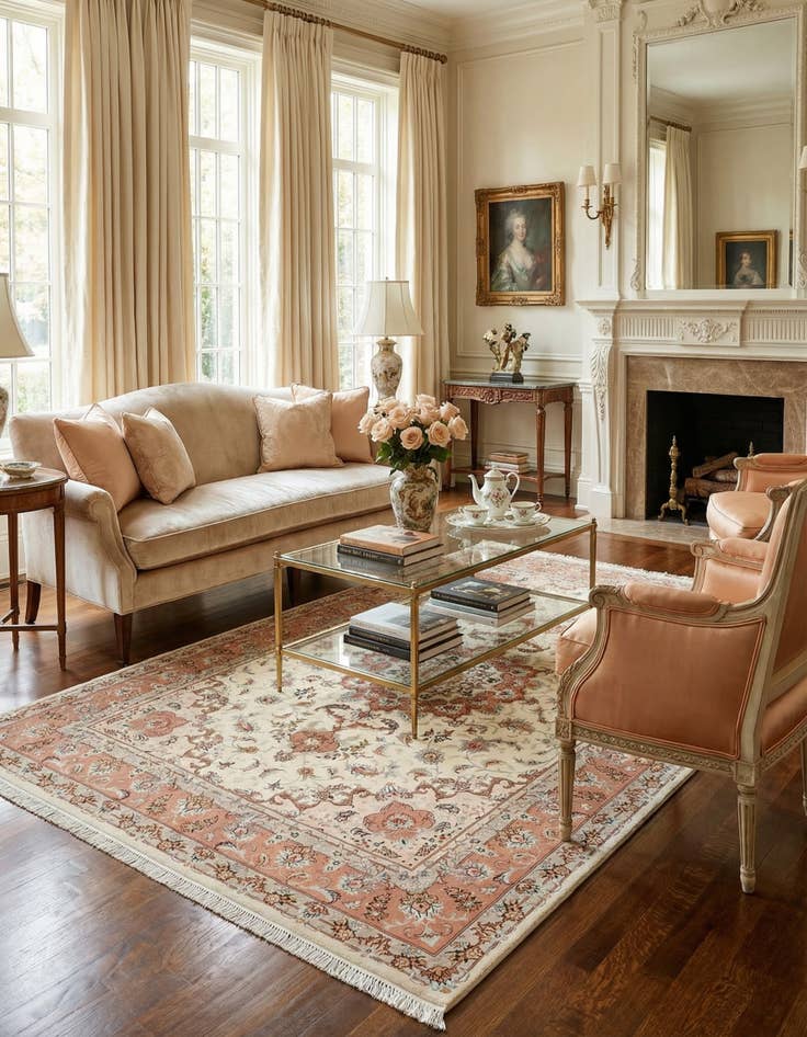 Detail image of 5' 1 x 7' 3 Tabriz Rug