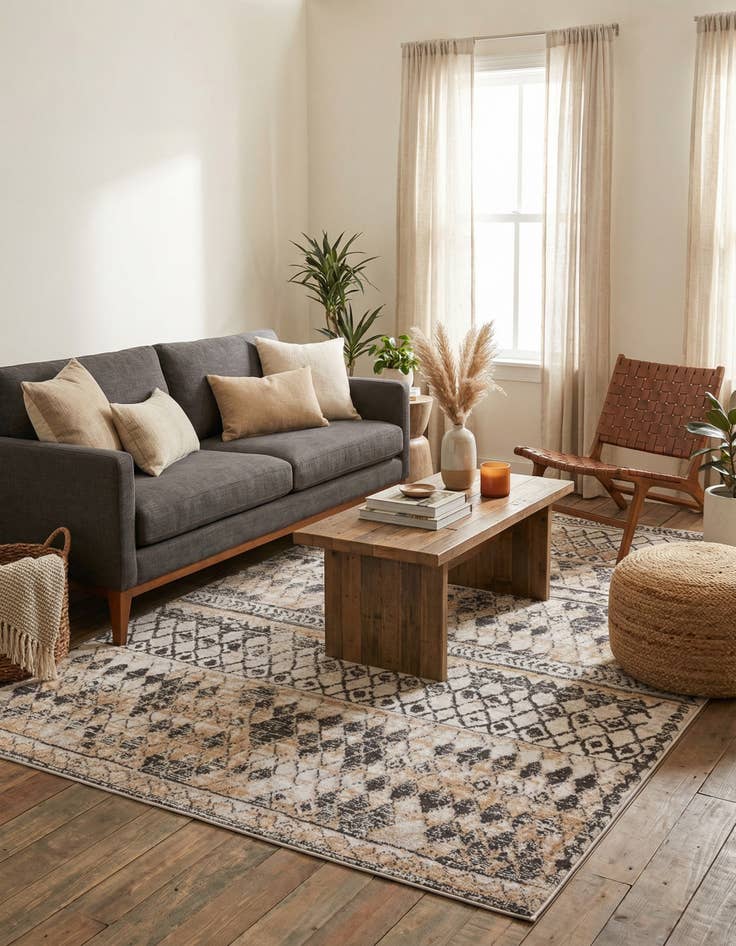 Detail image of 6' x 9' Leipzig Rug