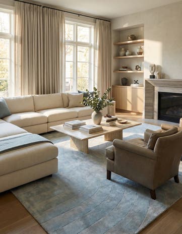9' 10 x 13' 1 Hand Knotted Darya Wool Rug