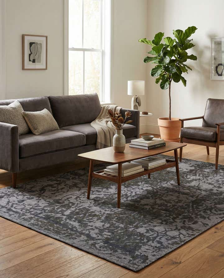 6' 2 x 9' 7 Hand Knotted Ultra Vintage Persian Wool Rug