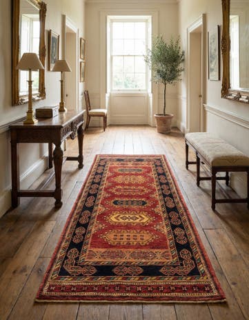 2' 7 x 6' 11 Kashkuli Runner Rug