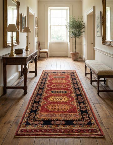 2' 7 x 6' 11 Kashkuli Runner Rug