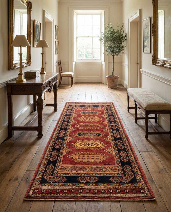 2' 7 x 6' 11 Kashkuli Runner Rug