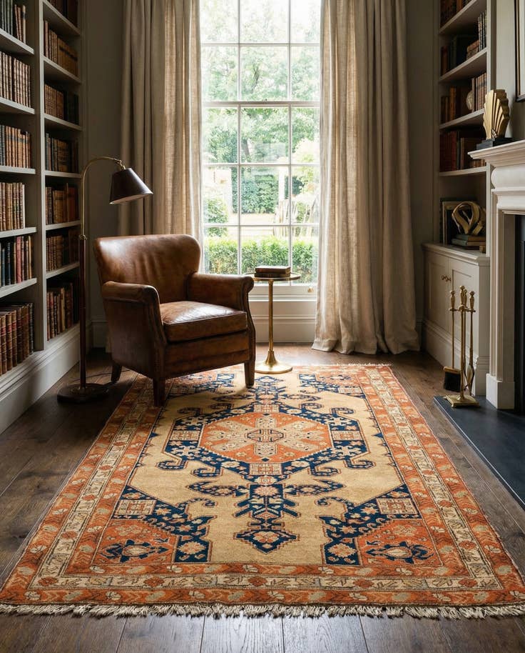 Detail image of 4' x 6' 6 Kazak Wool Rug