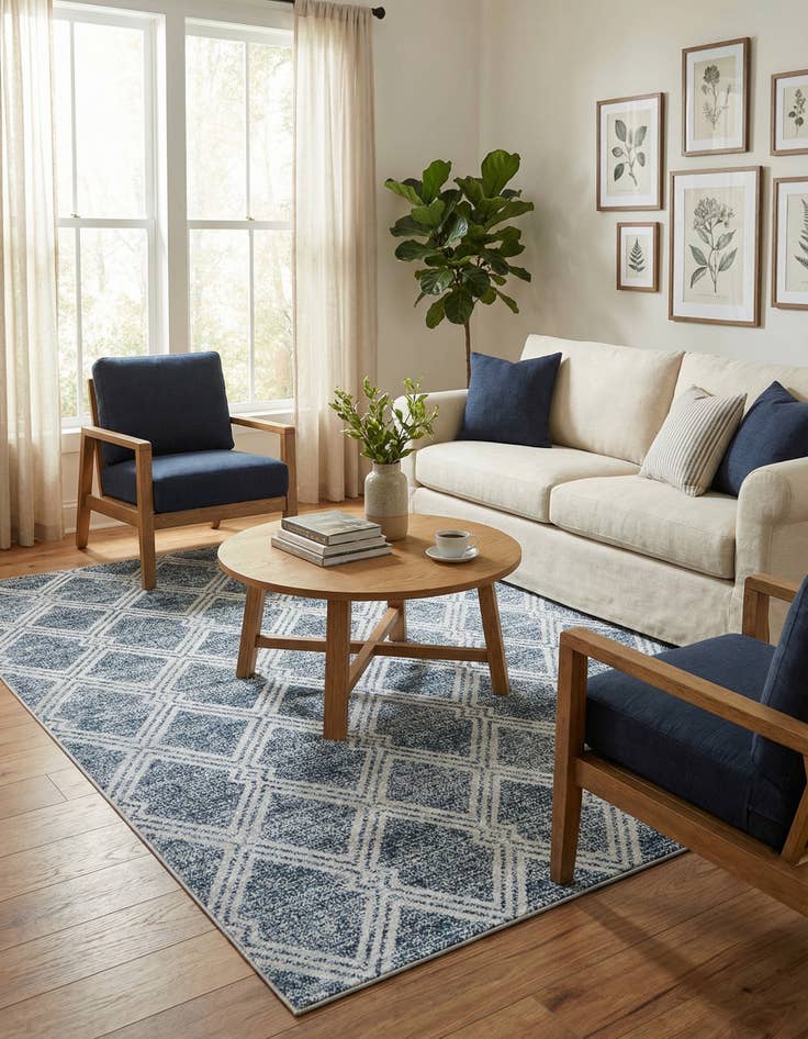 Detail image of 7' 10 x 10' Kamala Washable Rug