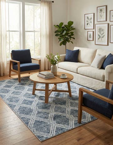 Ivory Kamala Washable Rug