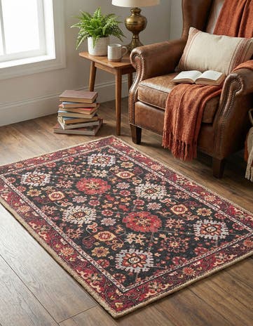 2' x 3' 1 Washable Timeless Rug