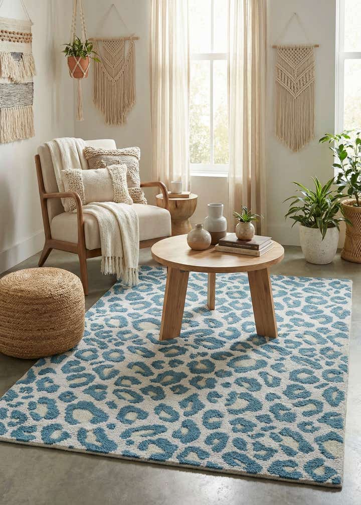 4' 1 x 5' 11 Hand Knotted Gabbeh Oriental Rug