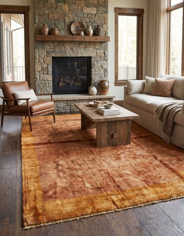 5' 5 x 8' 2 Hand Knotted Kashkuli Gabbeh Wool Rug