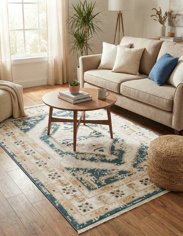 4' x 6' Nain Design Rug