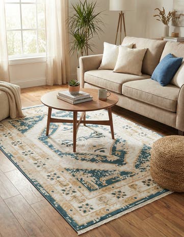 4' x 6' Nain Design Rug