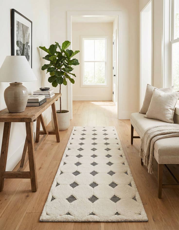 Detail image of 2' 7 x 8' Prismatic Runner Rug