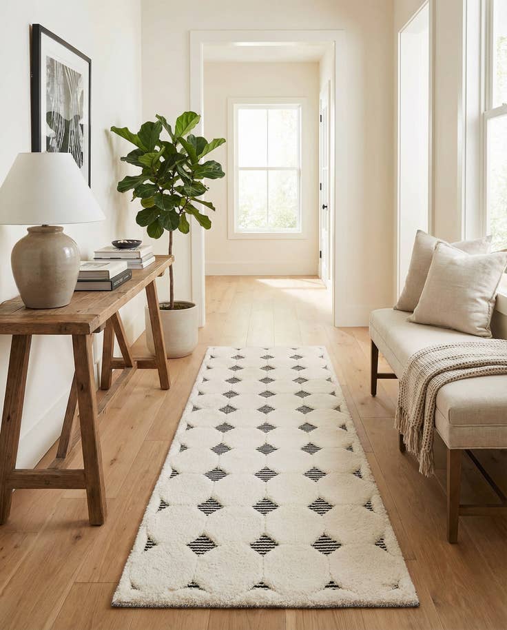 Detail image of 2' 7 x 8' Prismatic Runner Rug