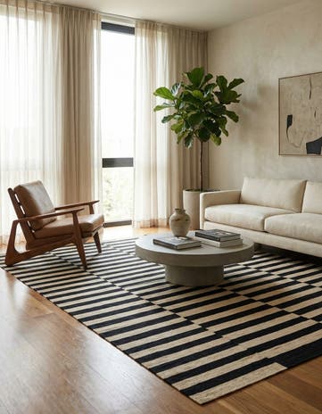 8' 7 x 11' 3 Hand Woven Kilim Modern Wool Rug