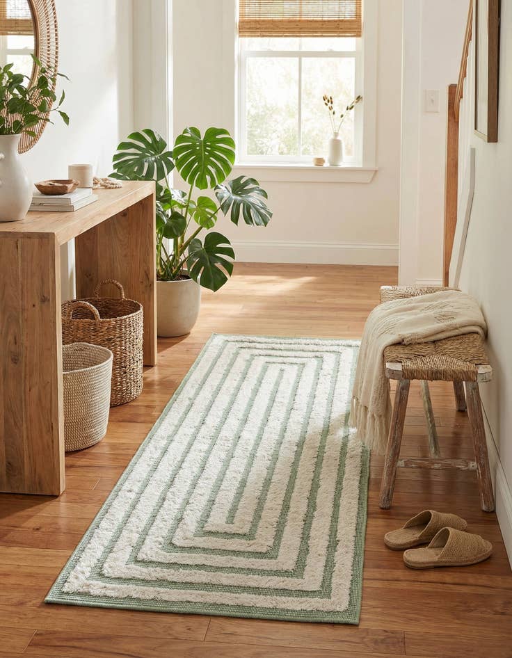 Detail image of  2' 3 x 6' Sabrina Soto Casa Toluca Runner Rug