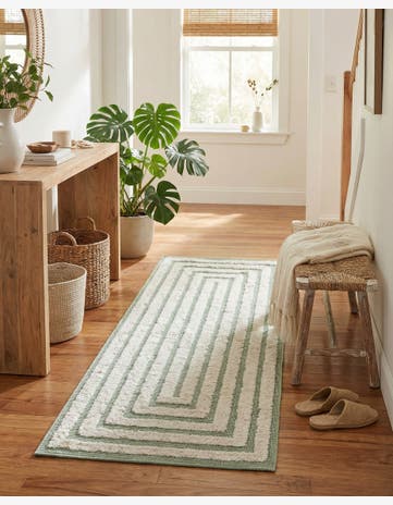 Green Sabrina Soto Casa Toluca Runner Rug