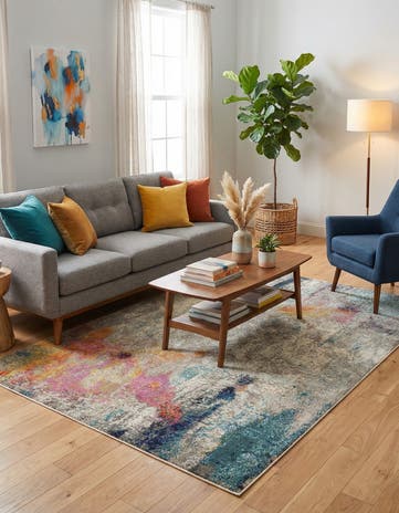 6' x 9' Washable Theia Rug