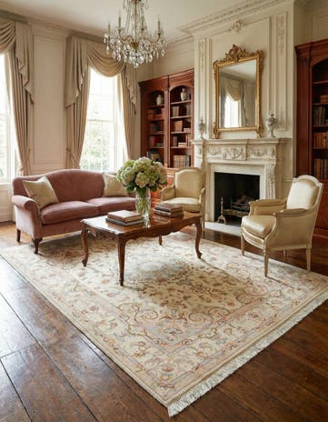 4' 11 x 6' 8 Tabriz Rug