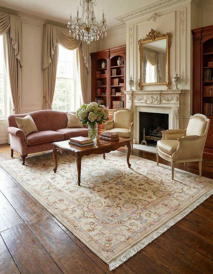 Detail image of 4' 11 x 6' 8 Tabriz Rug