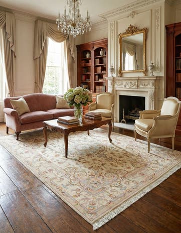 4' 11 x 6' 8 Tabriz Rug
