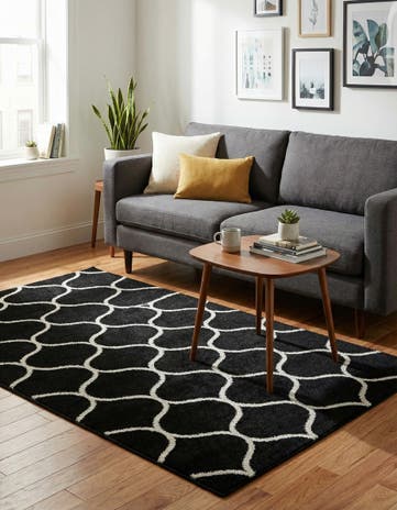 3' x 5' 3 Lattice Frieze Rug
