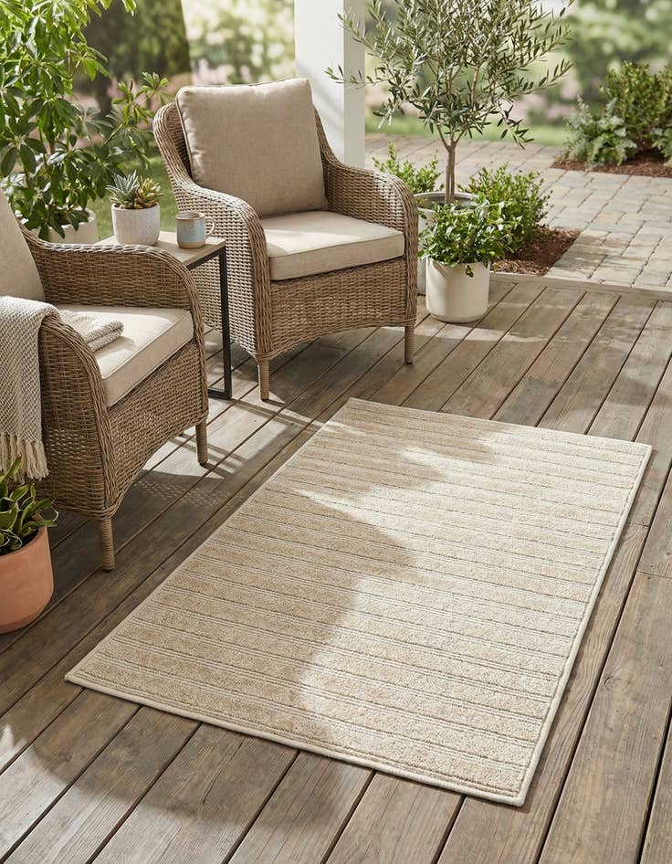 Detail image of 2' x 3' Easy-Clean Sabrina Soto Indoor / Outdoor Rug