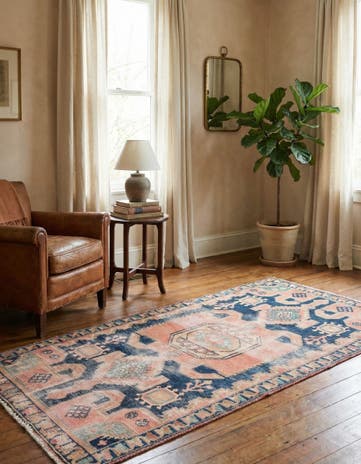 3' 3 x 6' 4 Hand Knotted Ultra Vintage Persian Wool Rug