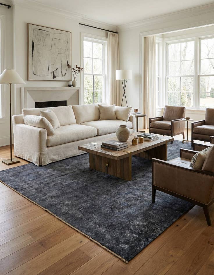 Detail image of 9' 9 x 12' 2  Hand Knotted Ultra Vintage Persian Wool Rug