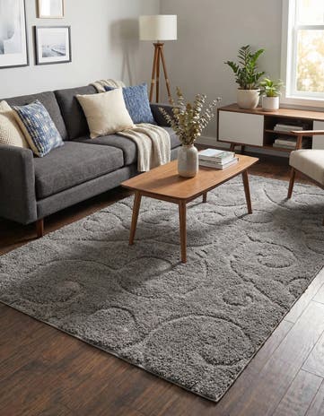 4' x 6' Botanical Shag Rug