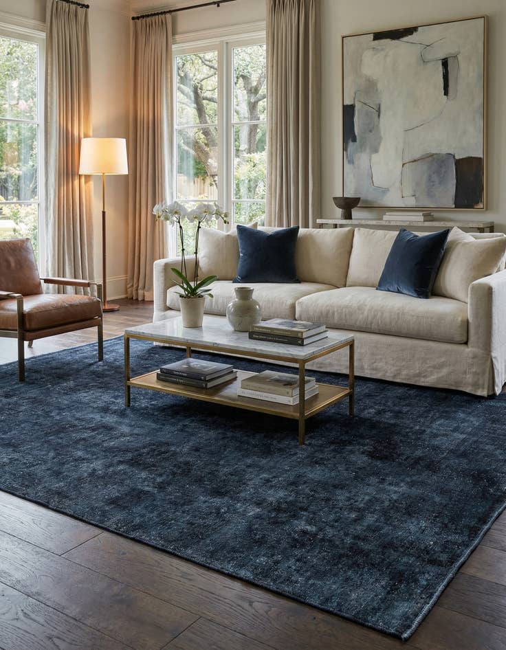 Detail image of 8' x 11' 6  Hand Knotted Ultra Vintage Persian Wool Rug