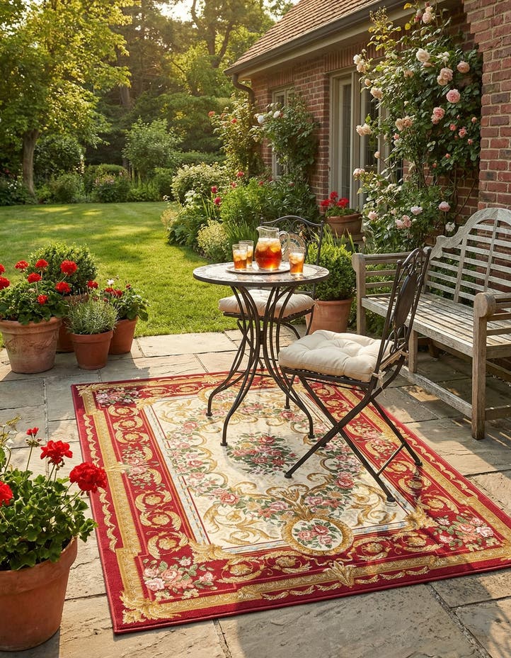 5' x 8' Easy-Clean Traditional Indoor / Ou...
